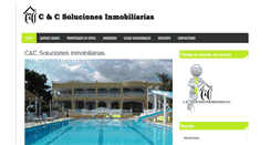 Desktop Screenshot of ccsolucionesinmobiliarias.com